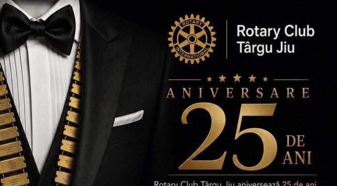 Rotary Club Târgu Jiu sărbătorește 25 de ani de activitate