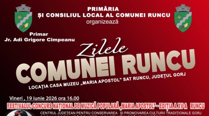 Trei zile de spectacole extraordinare la Zilele Comunei Runcu