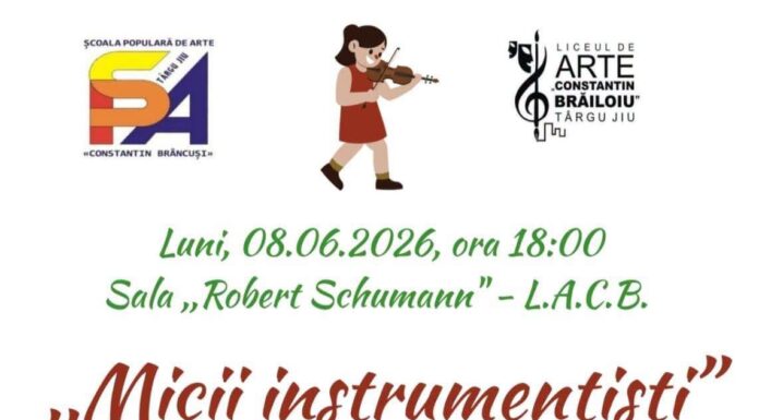 Spectacol pregătit de micii instrumentiști ai ȘPA Târgu Jiu