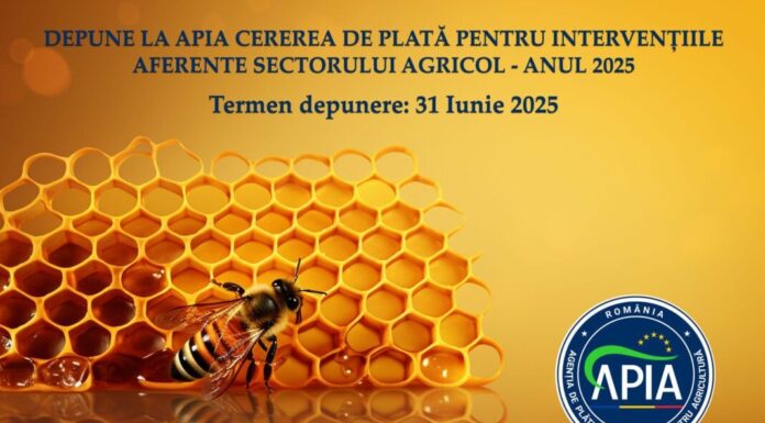 APIA primește cereri de plată pentru intervențiile din sectorul apicol