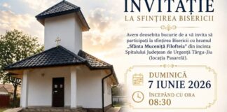Biserica din curtea spitalului de la Pasarelă va fi sfințită duminică