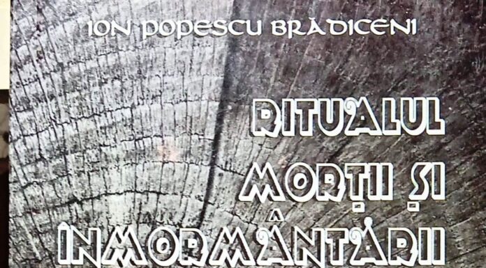 Ritualul morţii şi înmormântãrii în Gorj