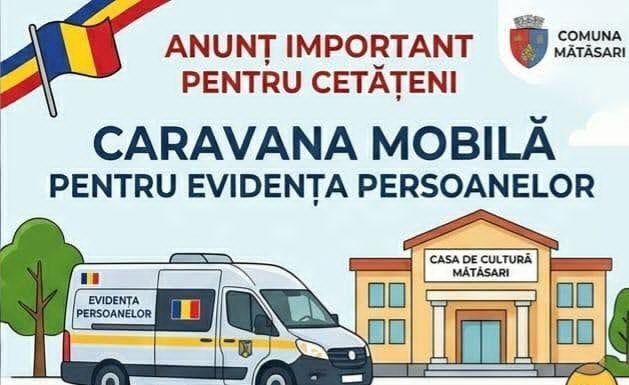 Caravana mobilă pentru noile buletine electronice ajunge la Mătăsari