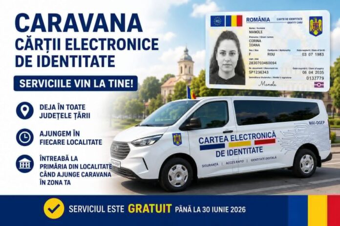 Caravana Cărții Electronice de Identitate ajunge la Bolboși