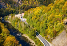 Lucrări de reparații pe Defileul Jiului. Circulație dirijată de piloți