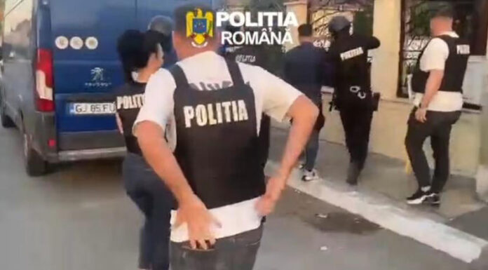 VIDEO: Tânăr reținut după percheziție la Târgu-Jiu