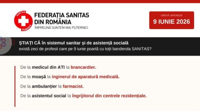 Sindicaliștii din Sănătate intră în grevă japoneză. „Nu cerem privilegii”