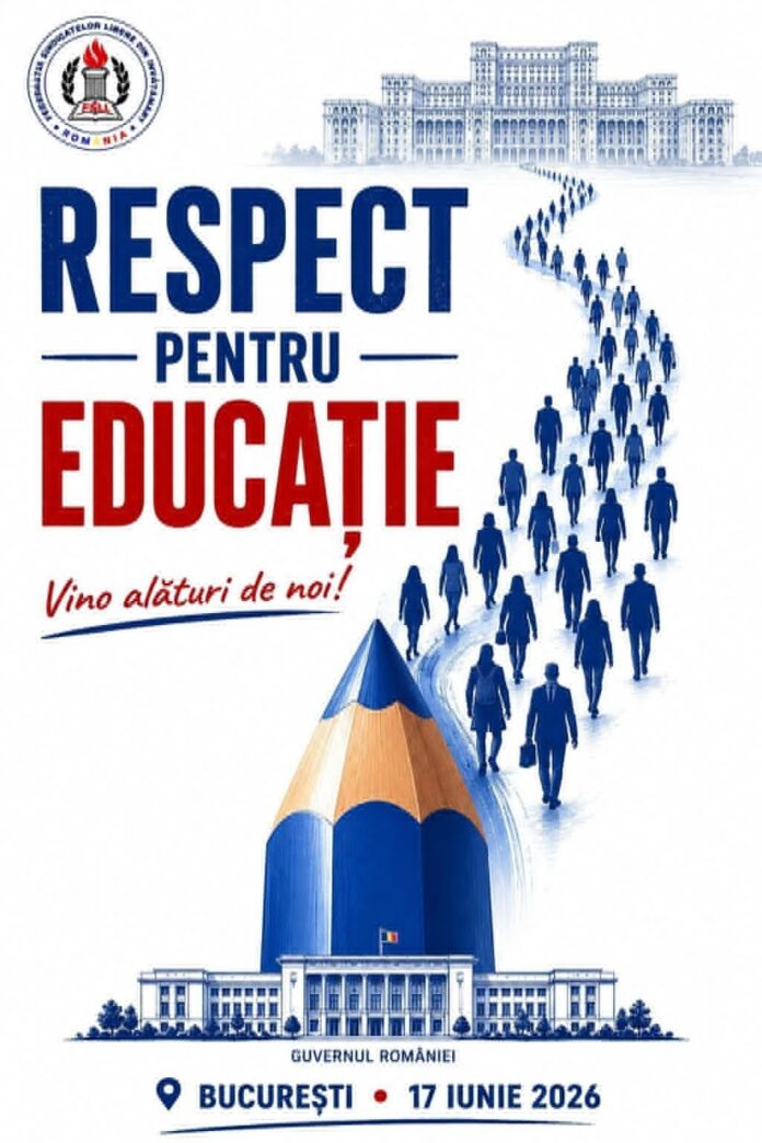 Profesorii ies din nou în stradă. Zeci de sindicaliști din Gorj participă la protestul de astăzi din București