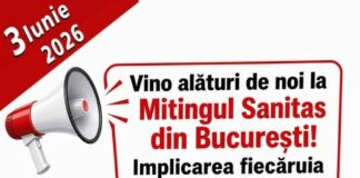 Sindicaliști din Gorj, la protestul din fața Guvernului