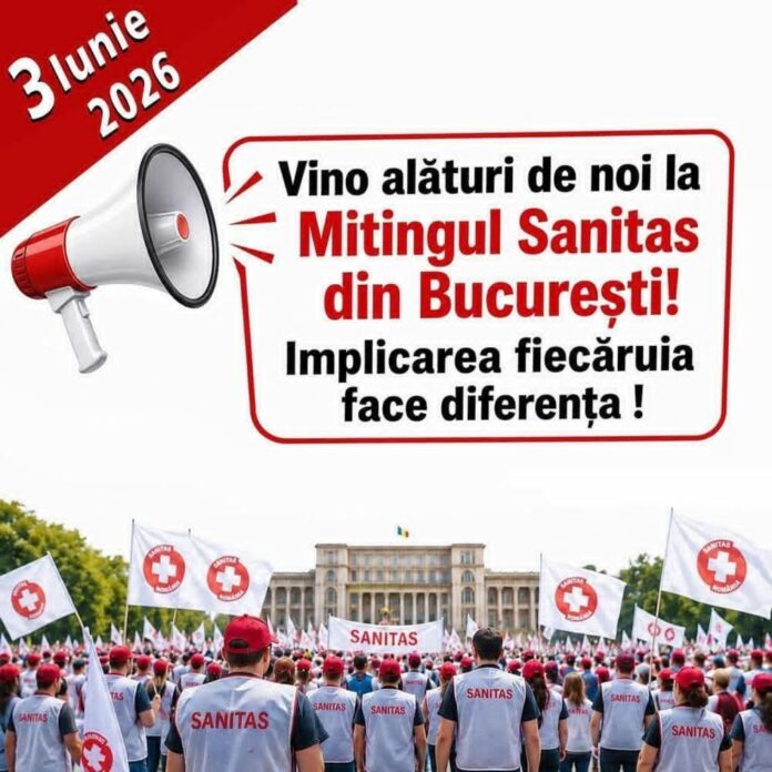 Sindicaliști din Gorj, la protestul din fața Guvernului
