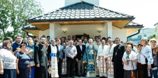 Sfinţirea Bisericii cu hramul «Sfânta Muceniță Filofteia», din incinta Spitalului Județean de Urgență Târgu-Jiu – ,,Biserica aceasta pe care am sfinţit-o cu ajutorul Lui Dumnezeu şi cu mijloacele Părintelui Eliodor, ale celor care au contribuit, e o răsplată înaintea Lui Dumnezeu”!