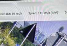 Șofer din Gorj, prins cu 111 km/h în localitate