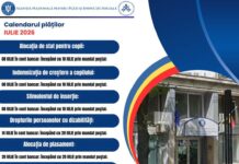 ANPIS a anunțat calendarul plăților sociale din iulie