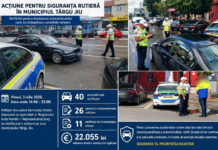 Poliția și Registrul Auto Român, în acțiune în Târgu-Jiu, pentru verificarea stării tehnice a autovehiculelor