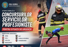 Etapa zonală a Concursurilor Serviciilor Profesioniste pentru Situații de Urgență, la Târgu-Jiu