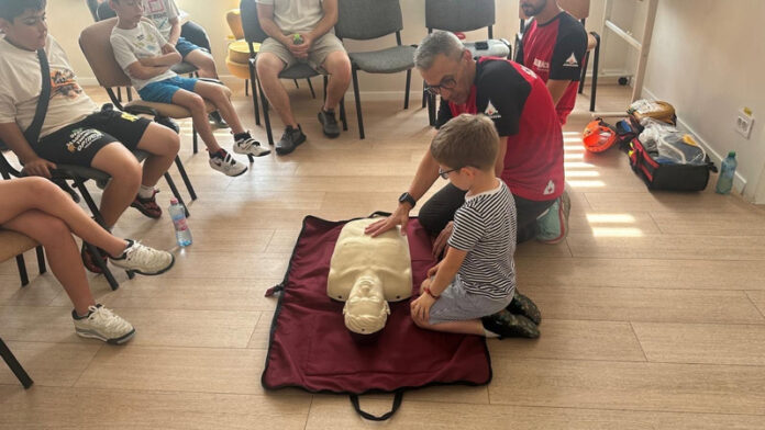Salvamont Gorj, lecții de siguranță pentru copii. Demonstrații practice