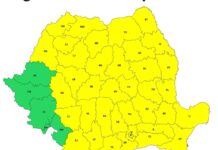 Gorjul, sub cod galben de ploi și vijelii