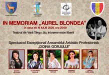 Spectacol „In Memoriam Aurel Blondea”, la Teatrul de Vară din Târgu Jiu