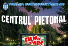 Film în aer liber, joi seara, în centrul orașului Târgu Jiu