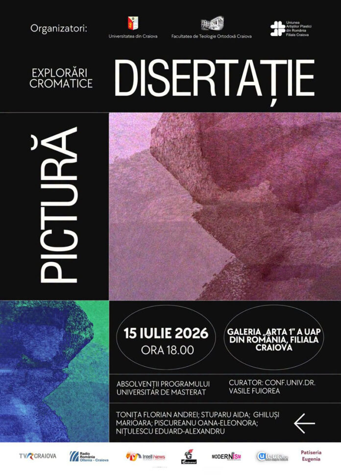 Expoziție de artă organizată de un gorjean la Craiova!