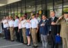 „Deșteaptă-te, române!” a răsunat la Târgu Jiu de Ziua Imnului Național