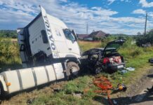 FOTO: Accident la Câlnic