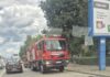 Incendiu într-un bloc din Târgu-Jiu