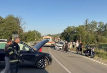 Trei gorjeni implicați într-un accident violent la granița cu Mehedinți