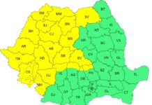 Gorjul, sub cod galben de furtuni. ANM anunță ploi torențiale, vijelii și grindină