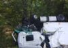FOTO| TIR răsturnat în Defileul Jiului