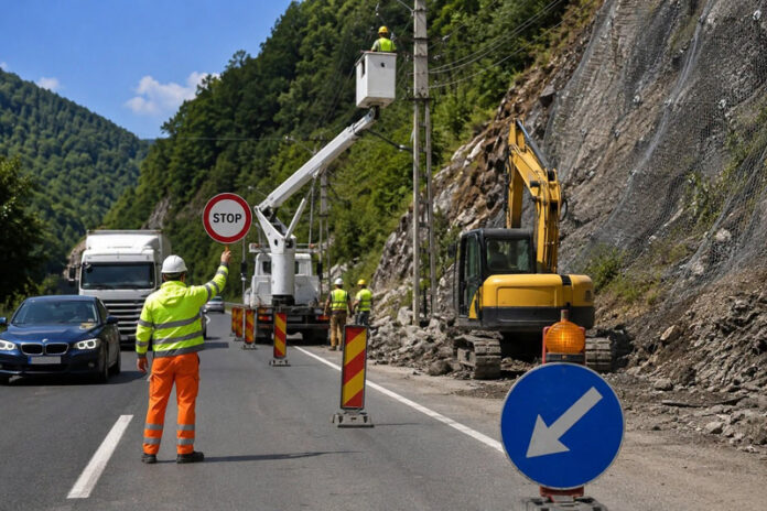 Restricțiile de trafic pe Valea Oltului, încă o lună