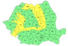 Cod galben de instabilitate atmosferică în zona montană a județului Gorj