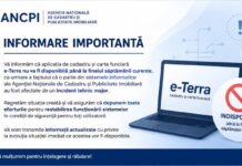 Blocaj total la Cadastru! Sistemele ANCPI au căzut, iar aplicația e-Terra este indisponibilă