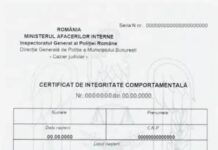 Certificatul de integritate comportamentală poate fi obținut online