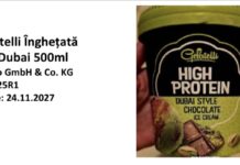 Sortiment de înghețată, retras din magazinele Lidl din Motru și Târgu Jiu