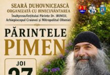 Părintele Pimen Vlad va susține o conferință duhovnicească în cadrul Întâlnirii Tinerilor Ortodocși din Oltenia