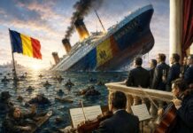 Muzica de pe Titanic – spectacol în timp ce țara ia apă