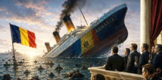 Muzica de pe Titanic – spectacol în timp ce țara ia apă