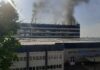 Incendiu la o clădire dezafectată de pe platforma Rostramo