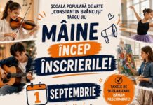 Înscrieri la Școala Populară de Arte din Târgu Jiu