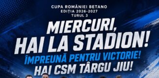 Surpriză pentru fanii CSM Târgu Jiu, diseară, la stadion
