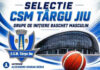 Se formează grupe de baschet masculin la CSM Târgu Jiu