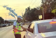 FOTO: Acțiune de amploare a polițiștilor, în această noapte, în județul Gorj