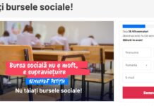 Petiție pentru păstrarea burselor sociale și în vacanțele școlare