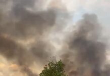 Incendiu la Albeni