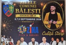 Trei zile de sărbătoare la Bălești