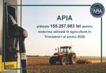 APIA virează banii pentru motorina utilizată în agricultură