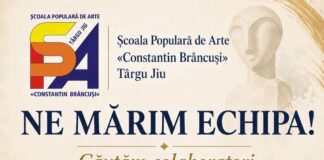 Școala Populară de Arte Târgu Jiu își mărește echipa