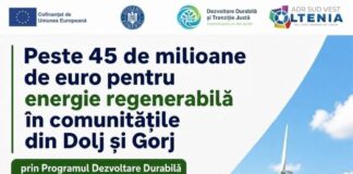 Peste 41 de milioane de euro pentru energie regenerabilă în comunitățile din Gorj