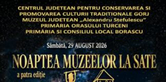 Noaptea Muzeelor la Sate, pe 29 august, la Borăscu și Bălănești